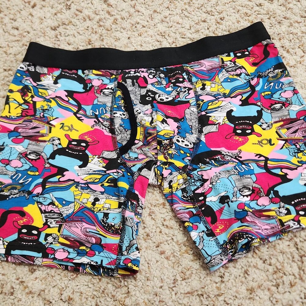 boxer briefs M colorful mosters cotton